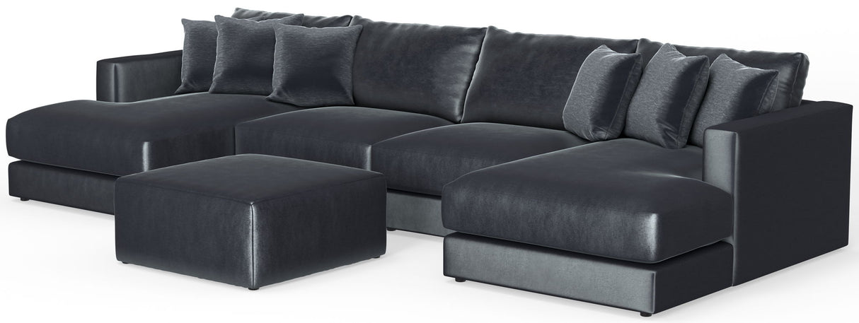 Remington - Modular Sofa And Cocktail Ottoman - Slate