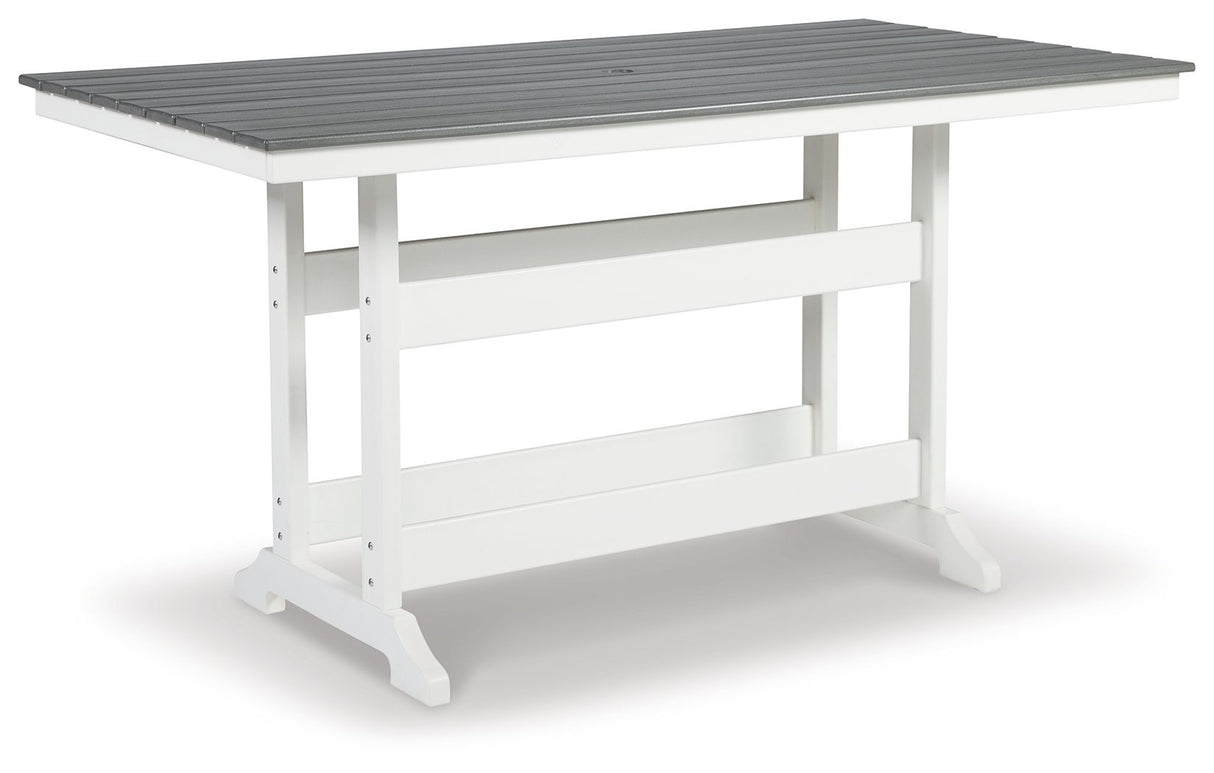 Transville - Counter Table W/Umb Opt