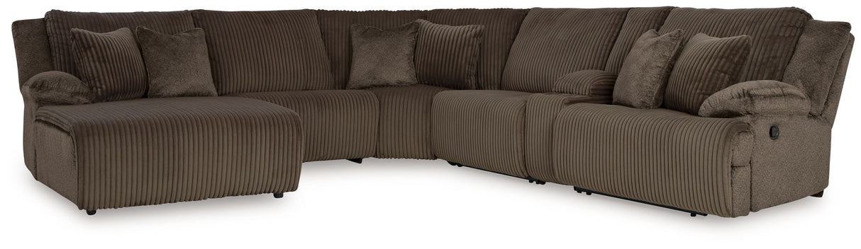 Top Tier - 6 Piece Reclining Sectional