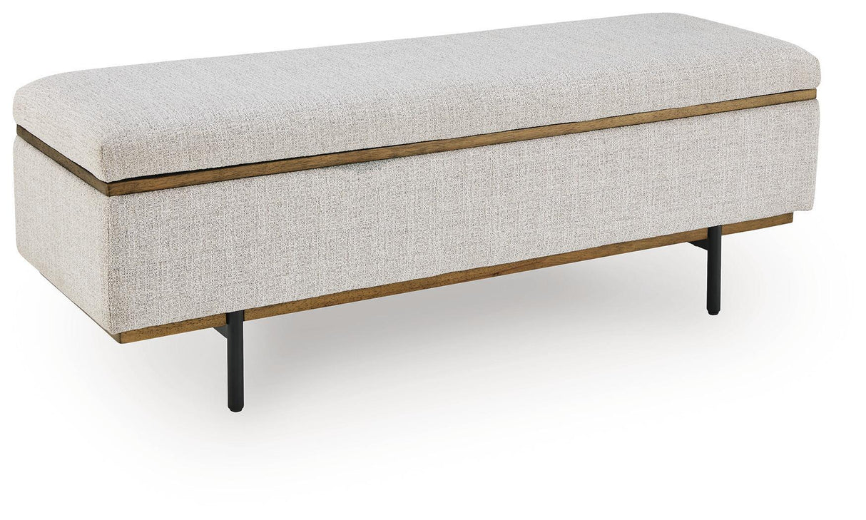 Dettaford Next-Gen Nuvella - Storage Bench - Stone