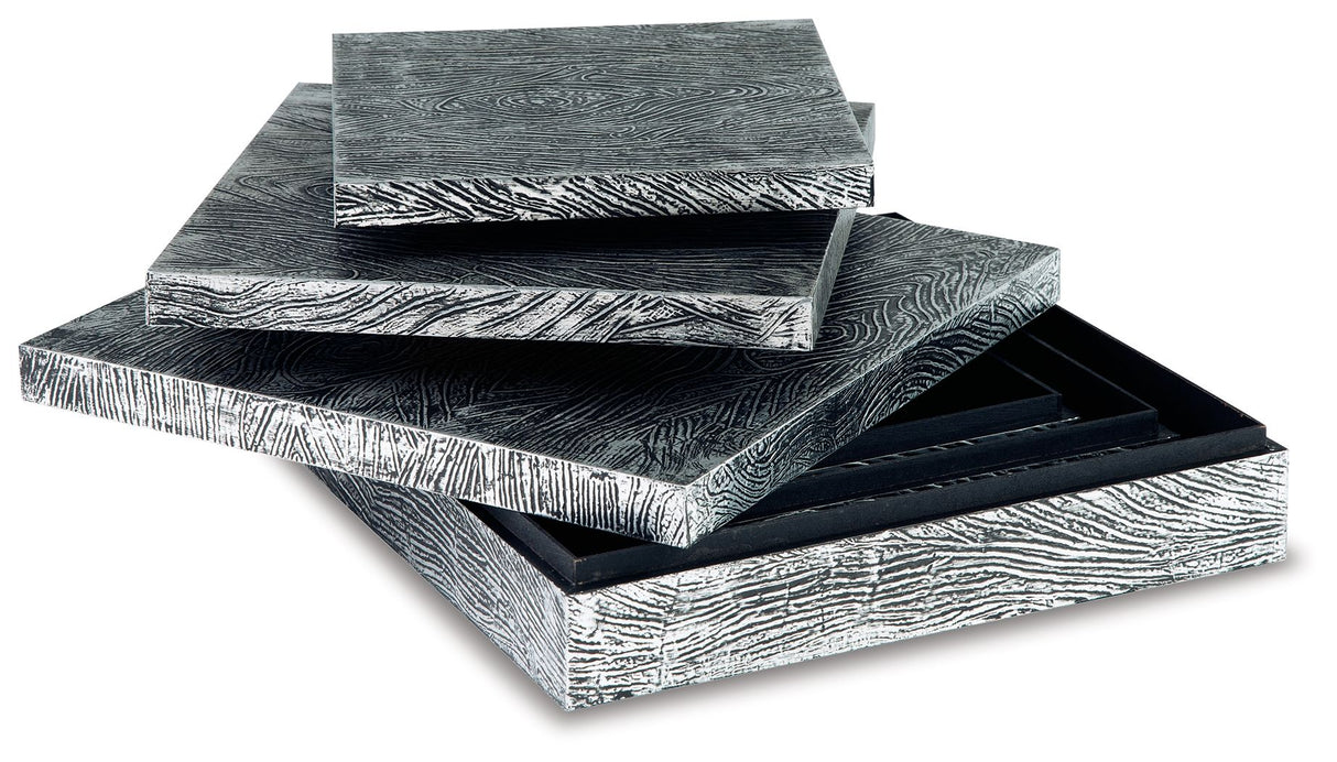 Keldy - Box Set (Set of 3) - Antique Pewter Finish