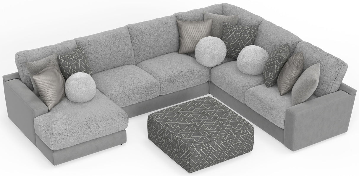 Sectional, Ottoman