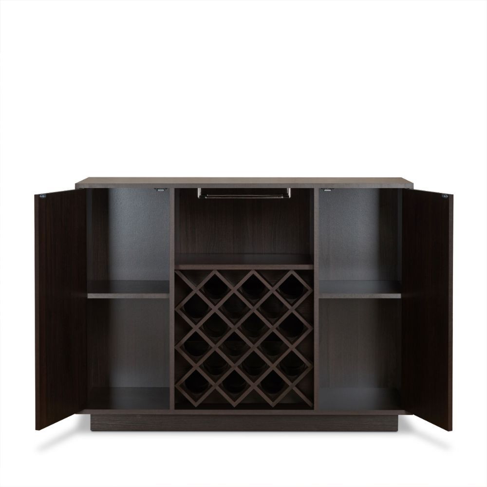 Hazen - 34.84" Wine Cabinet - Espresso