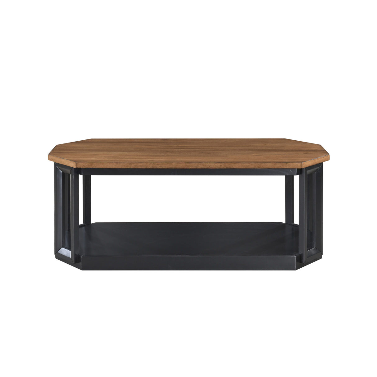 Decker - 3 Piece Occasional Set (1 Coffee & 2 End Tables) - Brown / Black