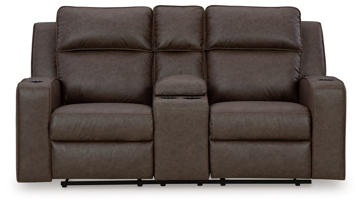 Lavenhorne - Double Reclining Loveseat With Console