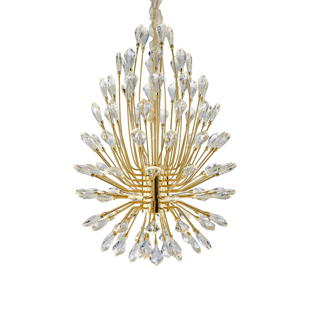 Michael Amini Lighting - Astra 34" LED Crystal Chandelier - Gold