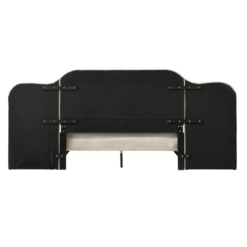 Ranallo - Queen Wall Bed - Beige Linen & Natural