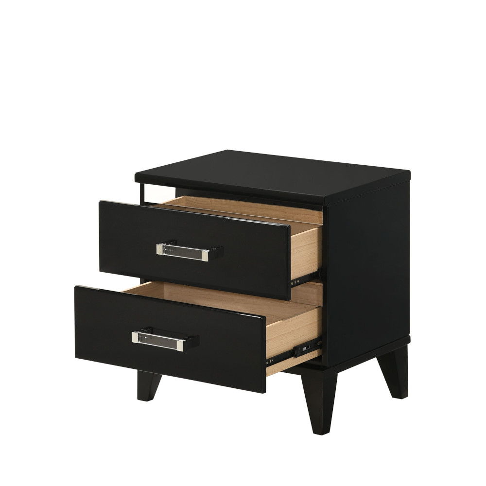 Chelsie - Nightstand - Black