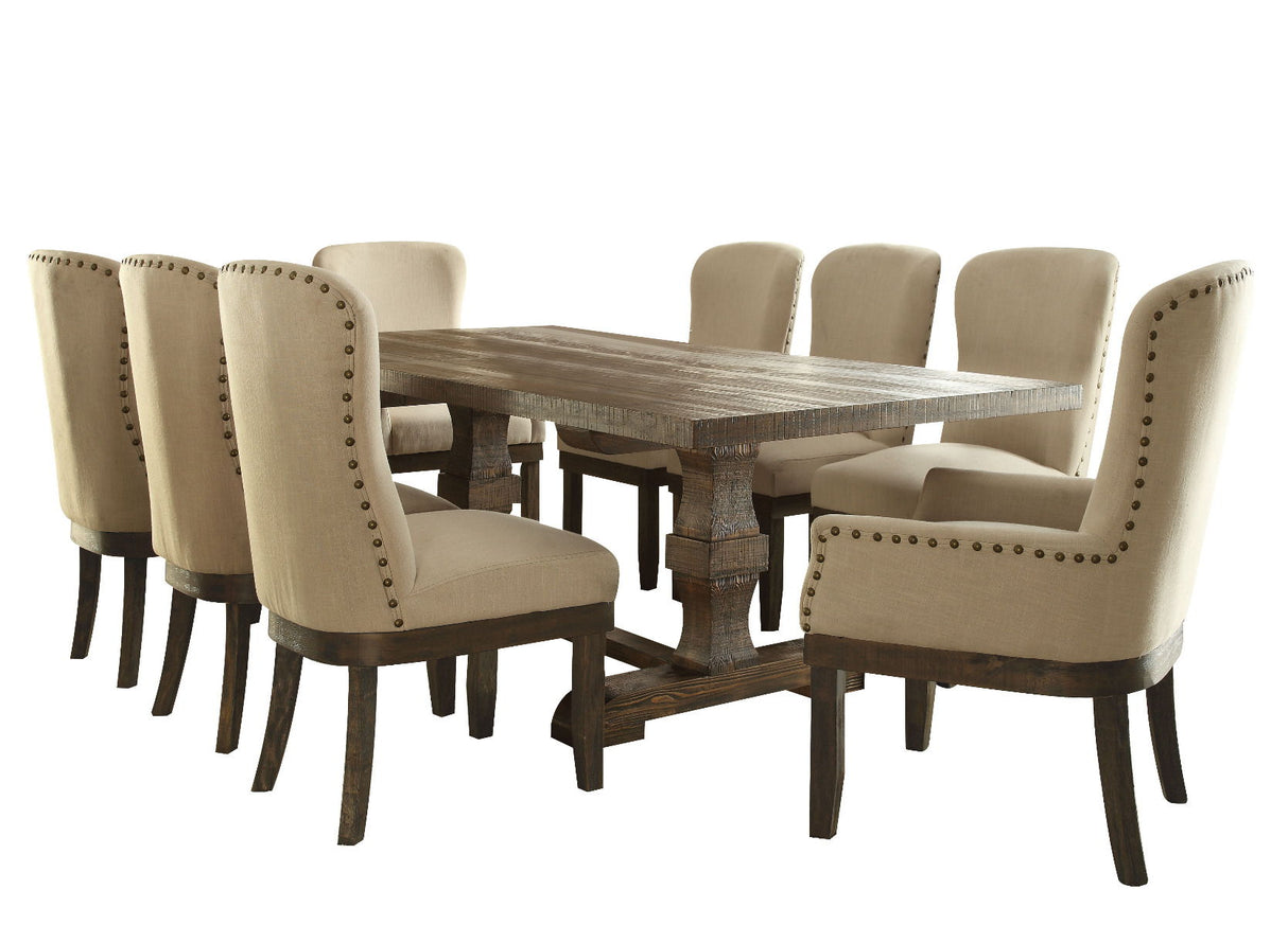 Landon - Dining Table With Leaf - Salvage Brown