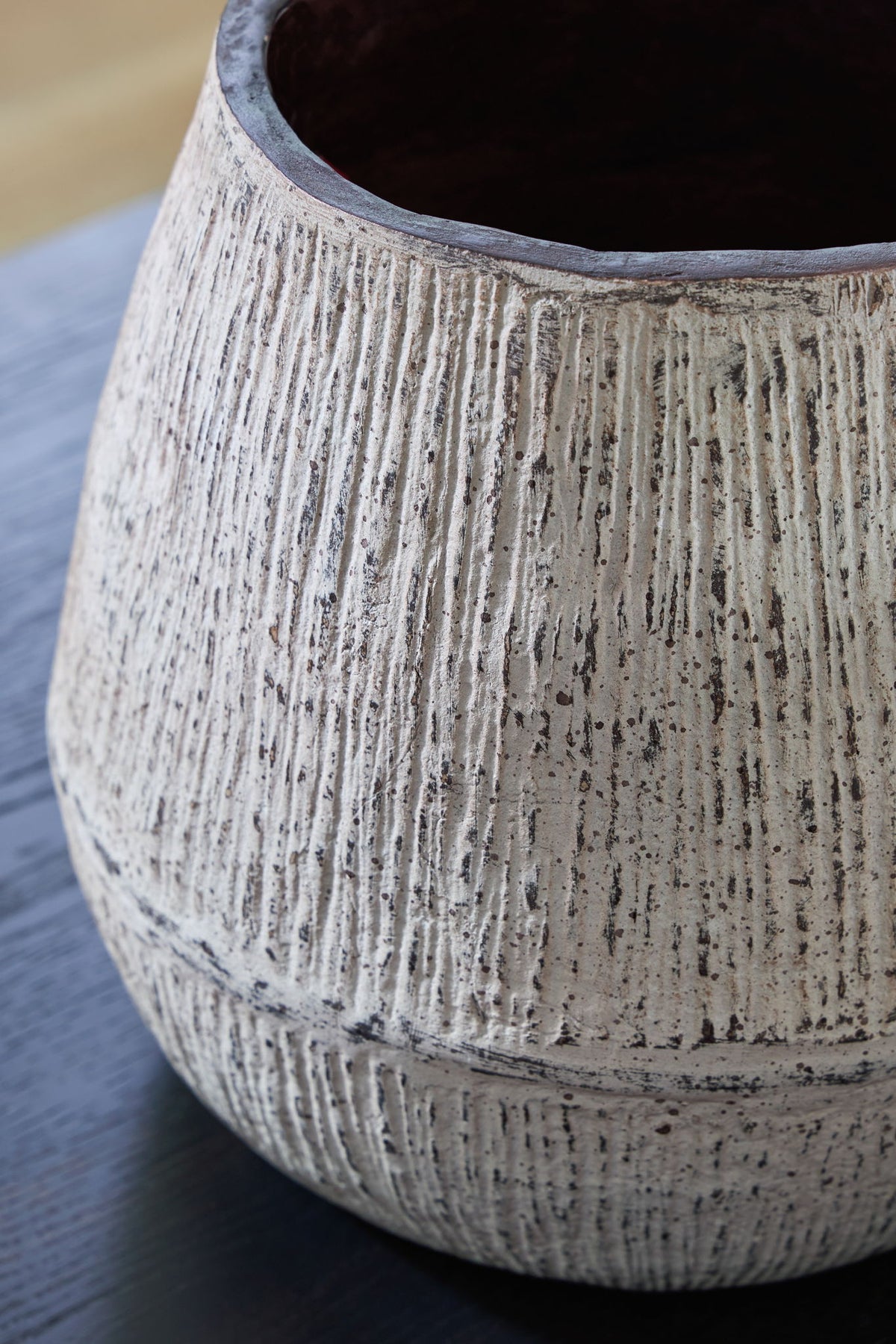 Claymount - Vase - 10" - Distressed Brown