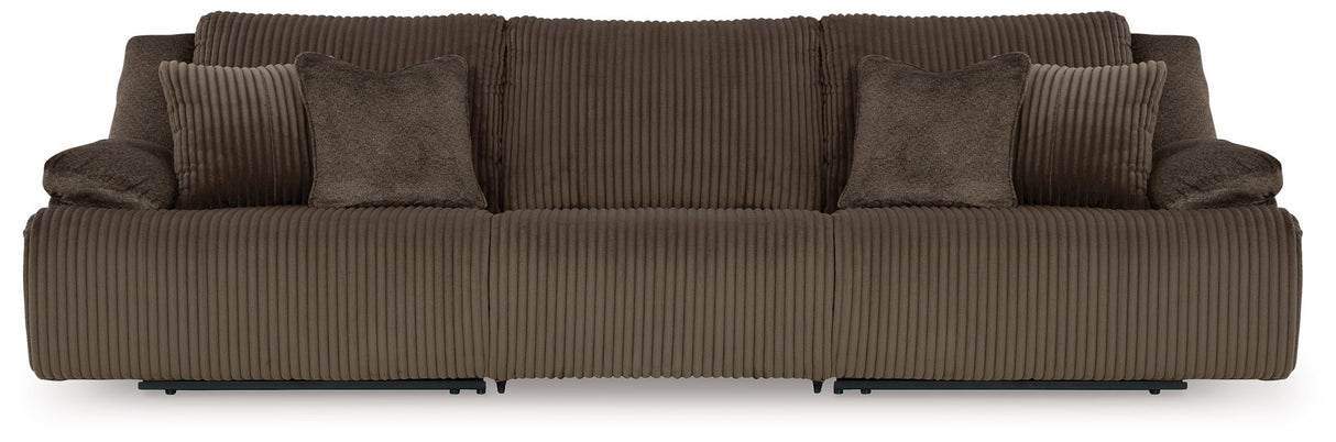 Top Tier - 3 Piece Reclining Sectional