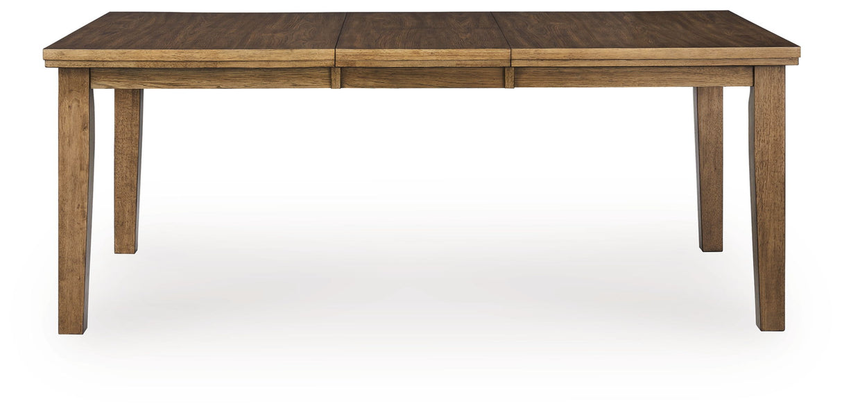 Urbinforte - Dining Room Butterfly Extension Table - Light Brown