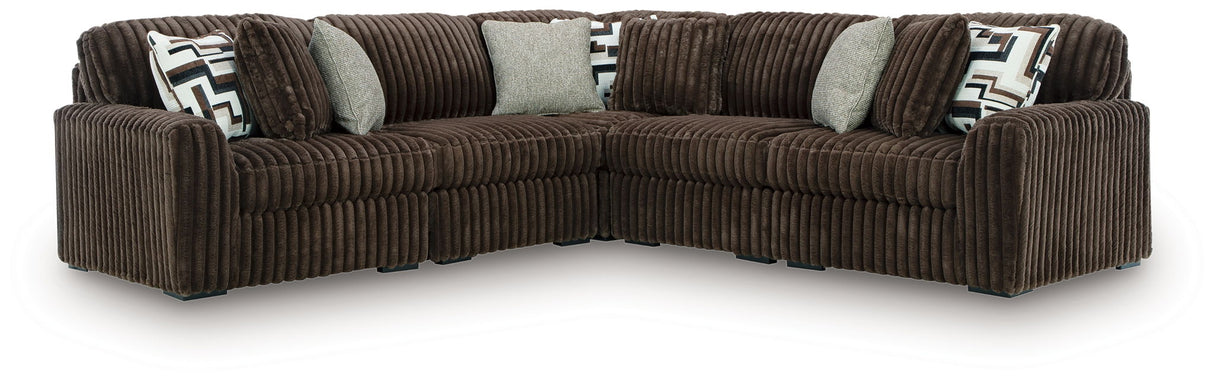 Midnight-Madness - 5 Piece Sectional