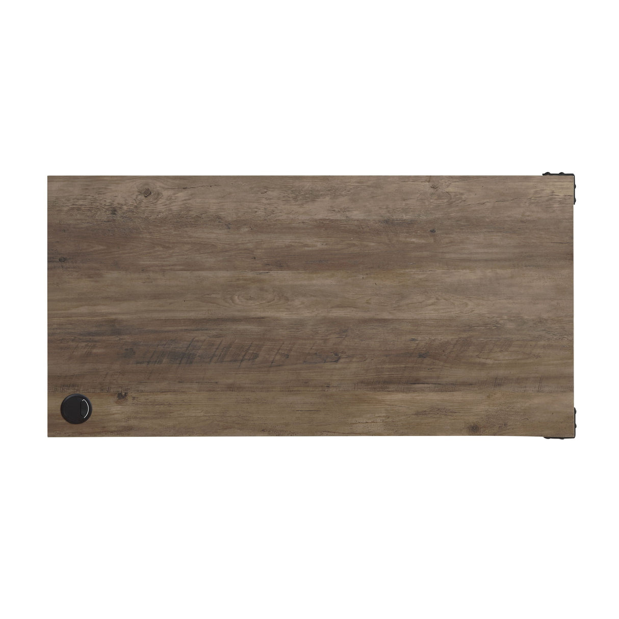 Zakwani - 48" Writing Desk - Rustic Oak & Black