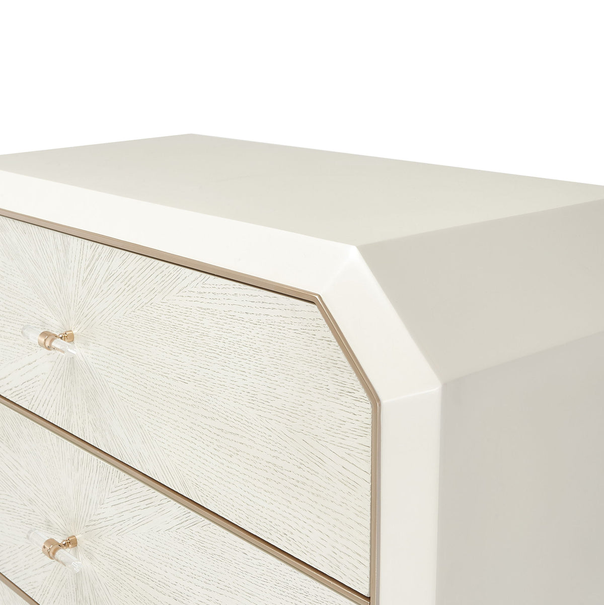 La Rachelle - 5-Drawer Chest - Champagne