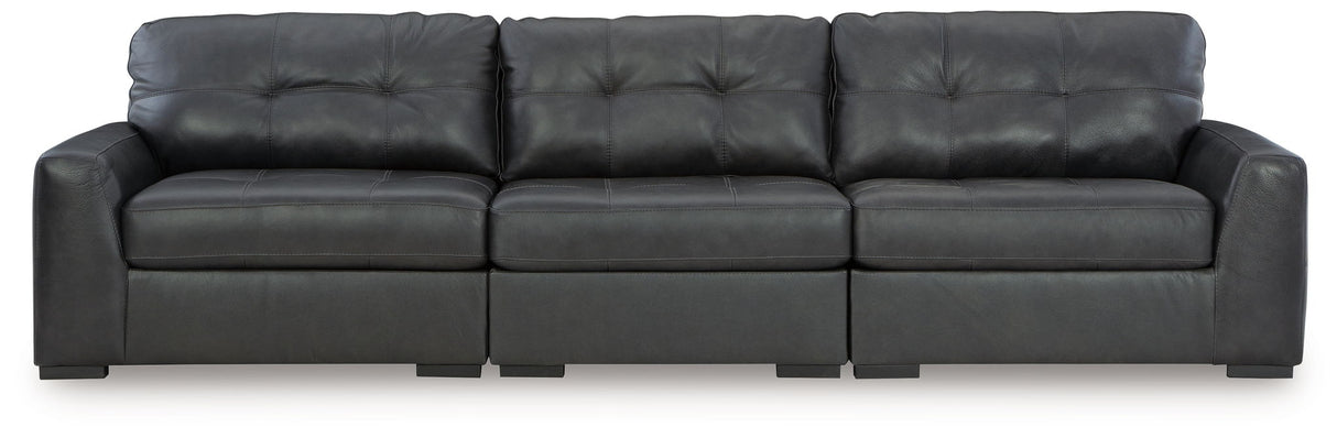 Brindley Pier - 3-Piece Sectional Sofa - Fog