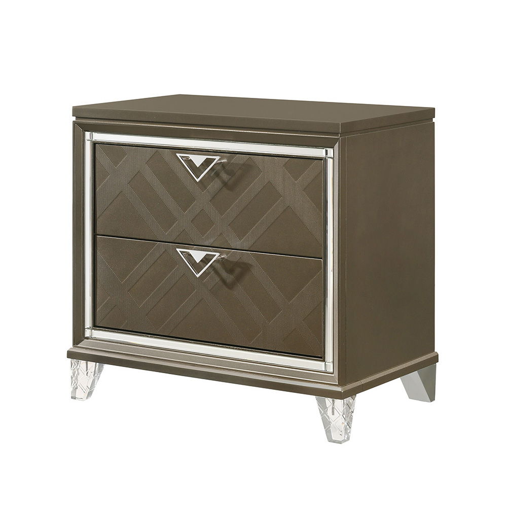 Skylar - Nightstand - Dark Champagne