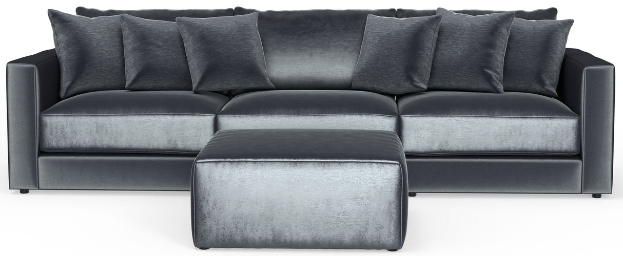 Remington - Modular Sofa And Cocktail Ottoman - Slate