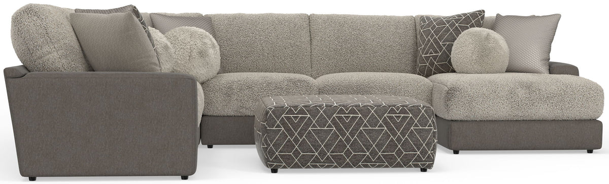 Sectional, Ottoman