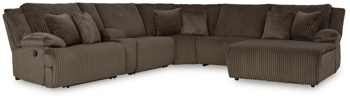Top Tier - 6 Piece Reclining Sectional