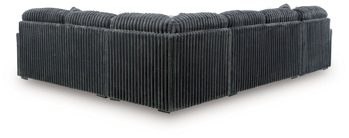 Midnight-Madness - 4 Piece Sectional