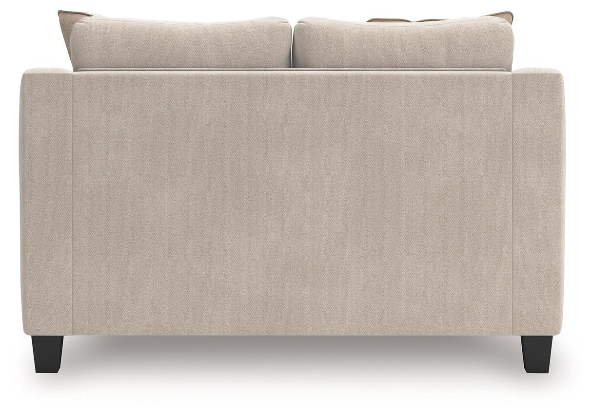 Willarae - Loveseat - Taupe