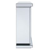 Noralie - LED Electric Fireplace - Mirrored & Faux Diamonds