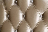 Vanaheim - Loveseat With 5 Pillows - Fabric & Antique White