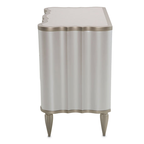 London Place - Nightstand - Creamy Pearl