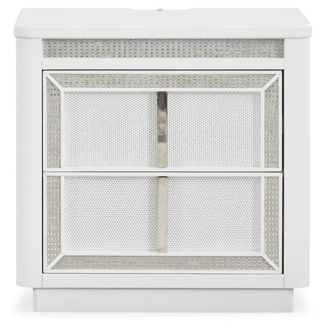 Chalanna - Two Drawer Night Stand - White