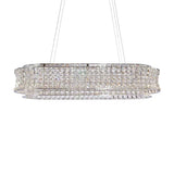 Michael Amini Lighting - Galaxy Oval LED Crystal Chandelier - Chrome