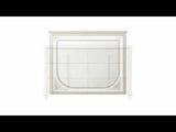 Laveda - Bench - Light Gray Boucle & Pearl White