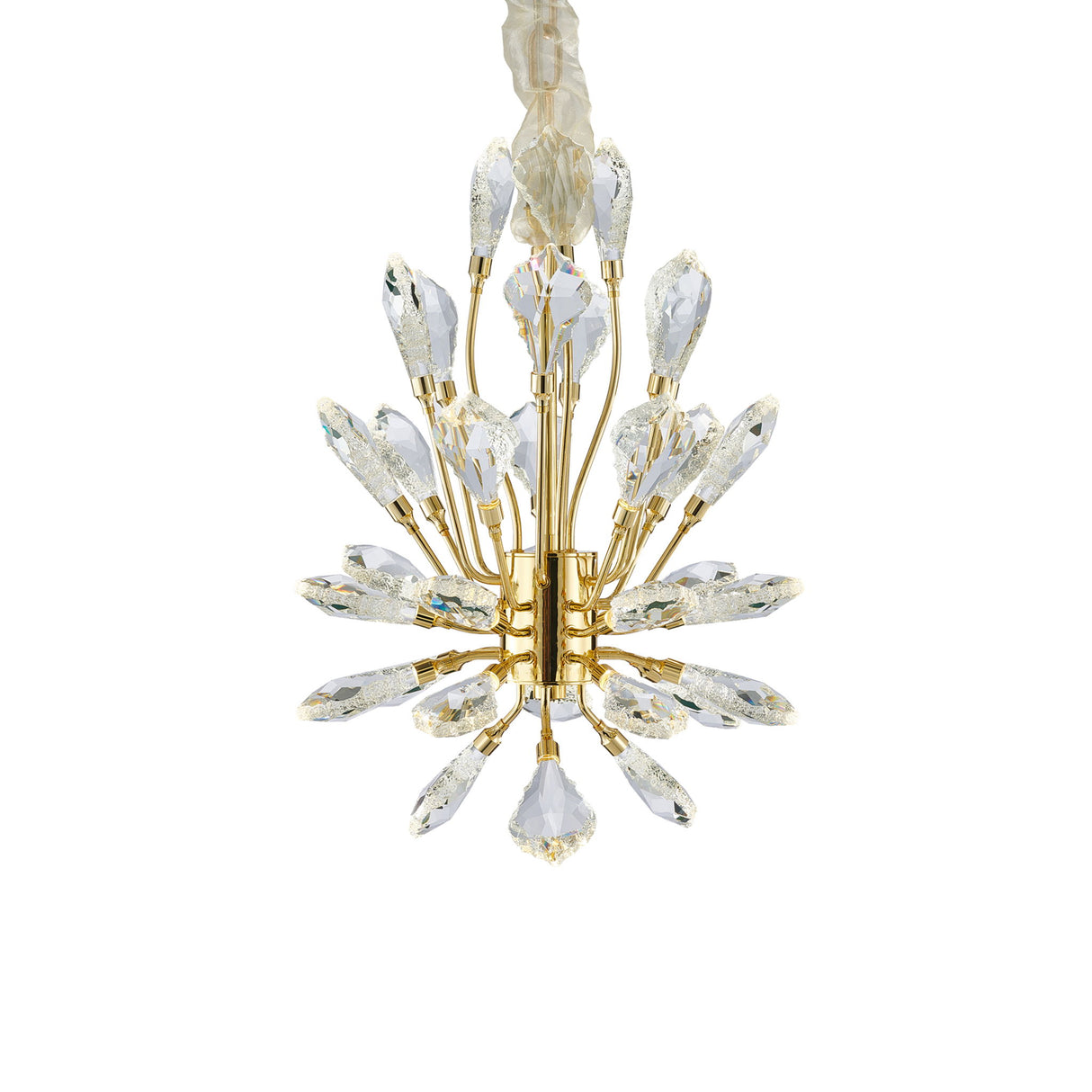 Michael Amini Lighting - Astra 18" Crystal LED Chandelier - Gold