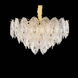 Michael Amini Lighting - Orlisse 9-Light Acrylic Chandelier - Gold