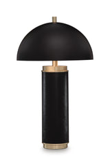 Lemland - Metal Table Lamp - Black / Gold Finish