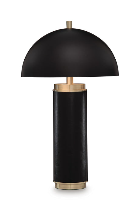 Lemland - Metal Table Lamp - Black / Gold Finish
