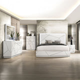 Esther - Dresser - White / Silver