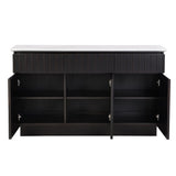 Jaramillo - Server - Engineering Marble Top & Black