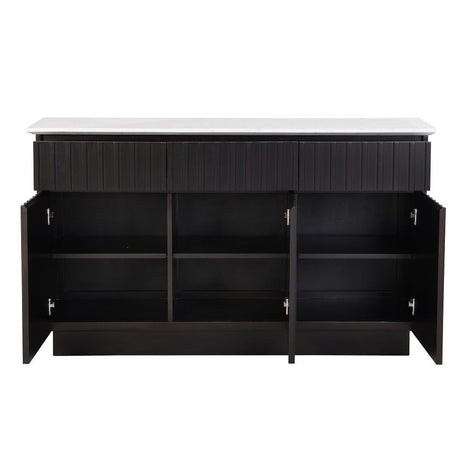 Jaramillo - Server - Engineering Marble Top & Black