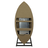 Brancaster - Wine Cooler - Retro Brown Top Grain Leather & Aluminum