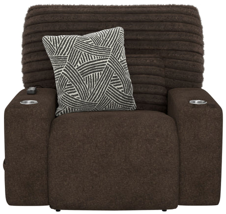 Zen - Power Recliner With CR3 Heat / Massage / Zero Gravity - Chocolate