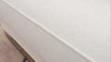 HD-9043 - Chair - White / Brown / Gold