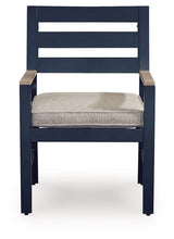East Beach - Arm Chair With Cushion (Set of 2) - Blue