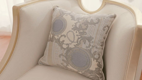 HD-6127 - Chair - Beige / Gold