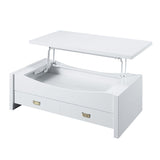 Ramiel - Coffee Table With Lift Top - High Gloss White