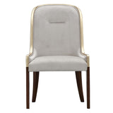 Houston - Dining Side Chair (Set of 2) - Porcini / Walnut