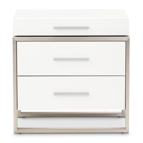 Marquee - Nightstand - Cloud White
