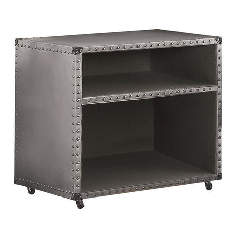 Brancaster - Nightstand With USB - Aluminum