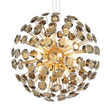 Michael Amini Lighting - Pendant 18 Light-Round Crystal Chandelier - Gold