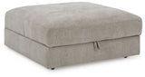Aslan Court - 6 Pc. - 5-Piece Sectional, Ottoman - Pebble